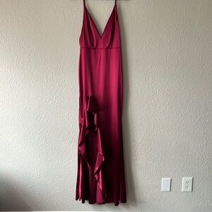 Burgundy Dress